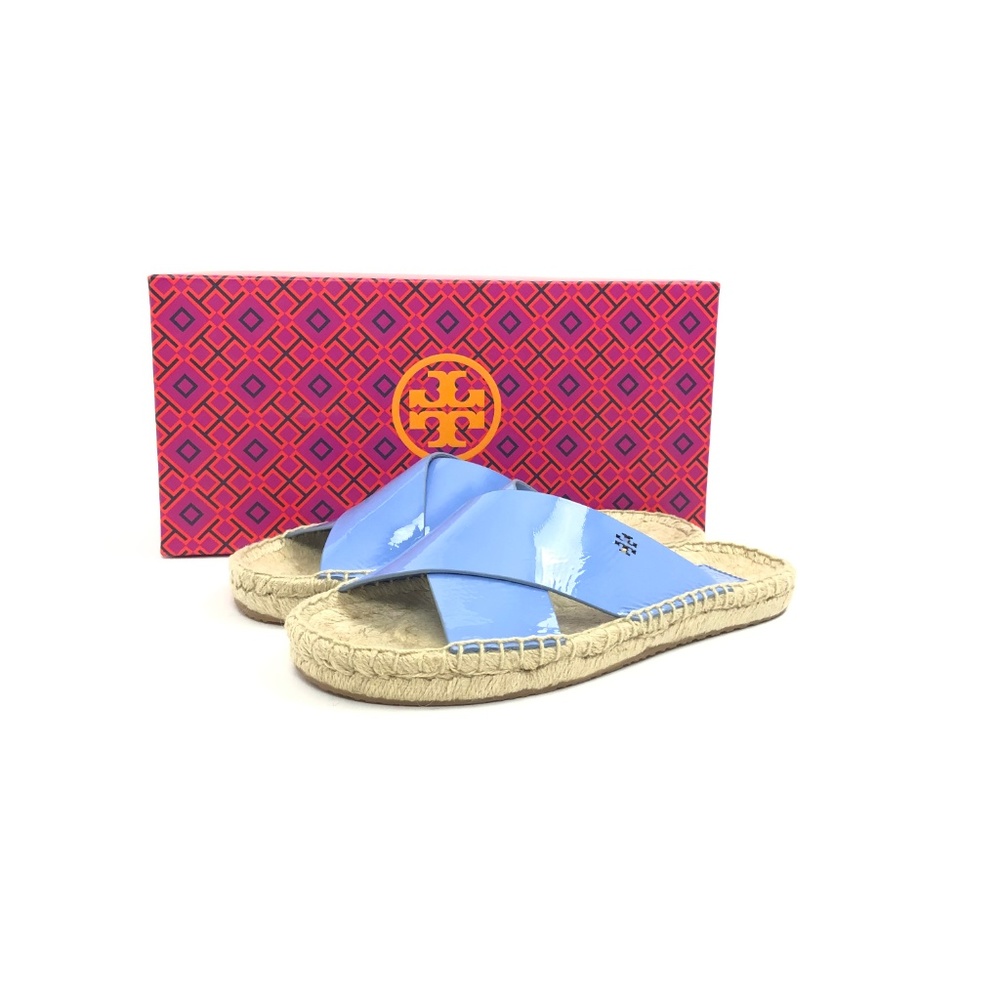 Tory Burch Bima Patent Slide, SIze 6.5